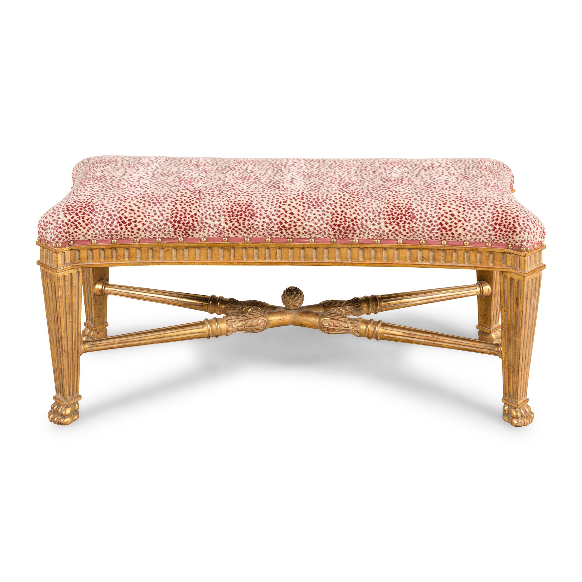 An Italian Giltwood Bench