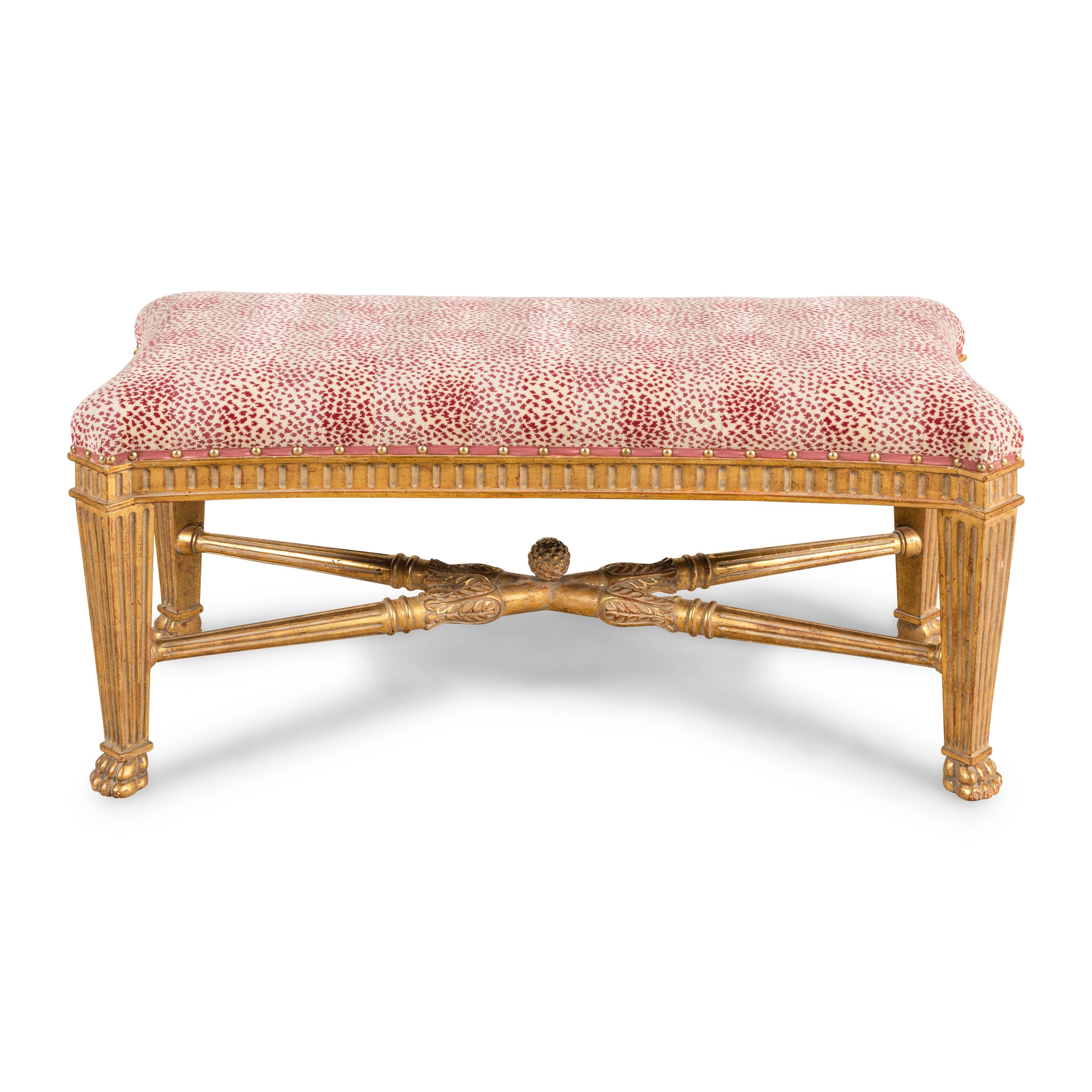 An Italian Giltwood Bench