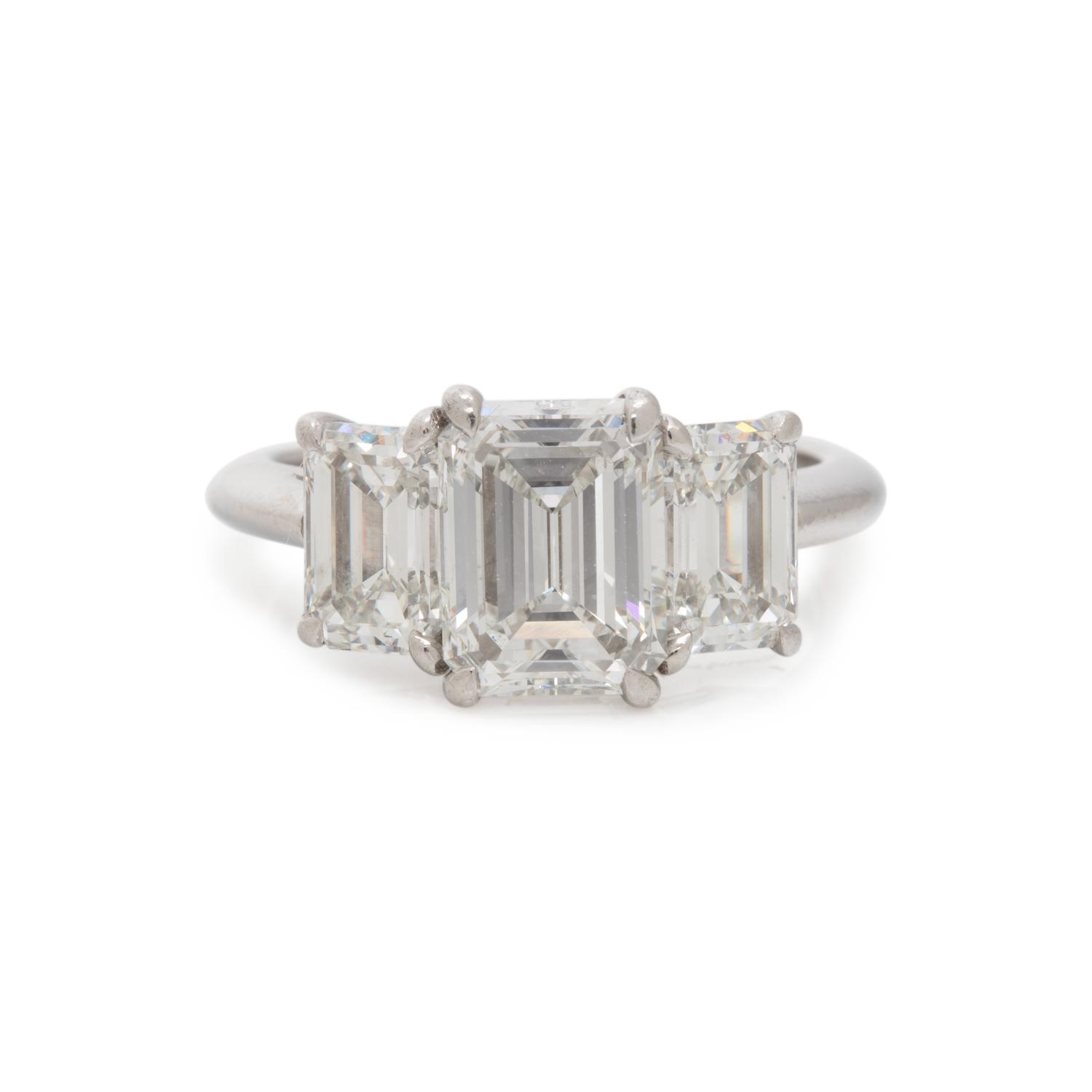 TIFFANY & CO., DIAMOND RING AND BAND