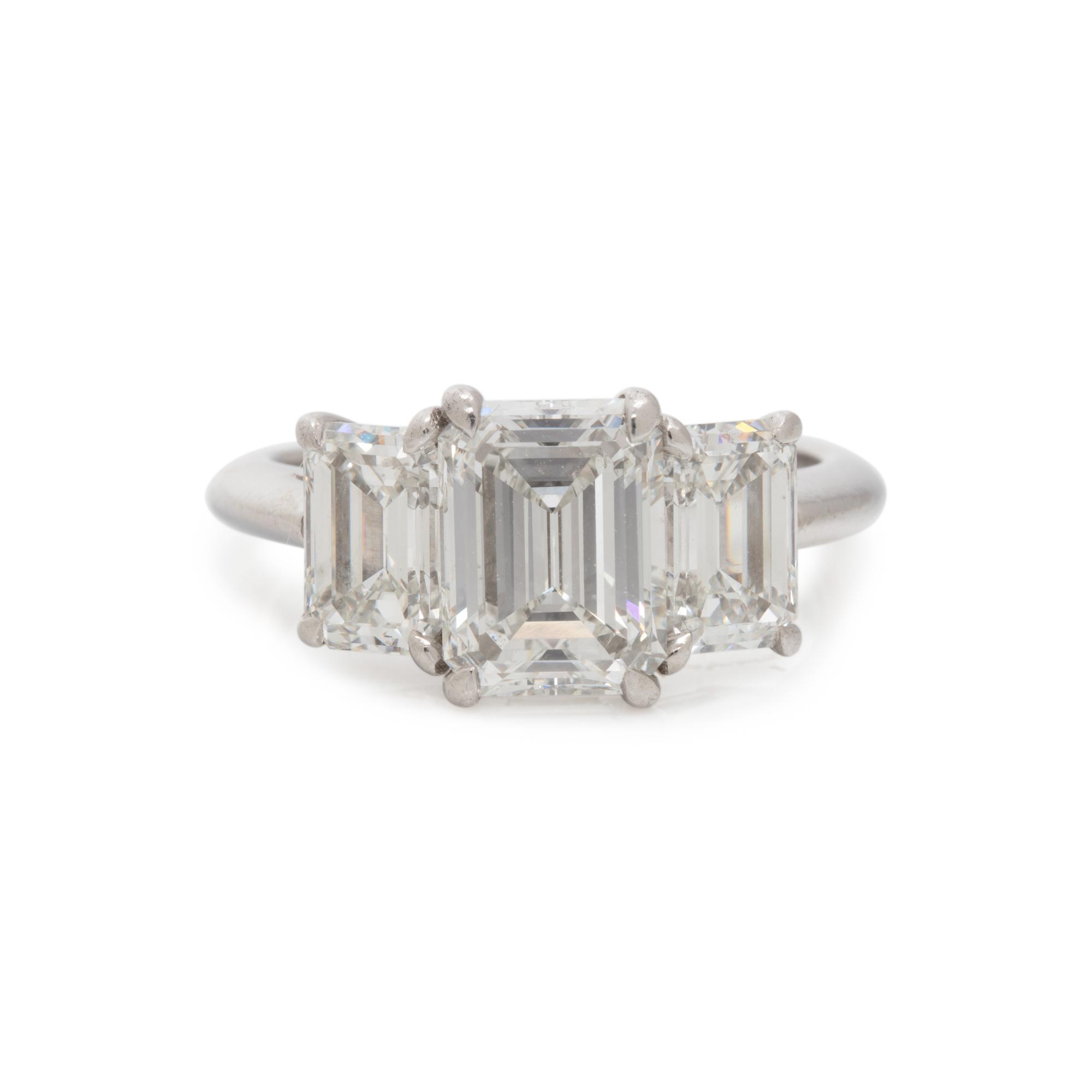 TIFFANY & CO., DIAMOND RING AND BAND