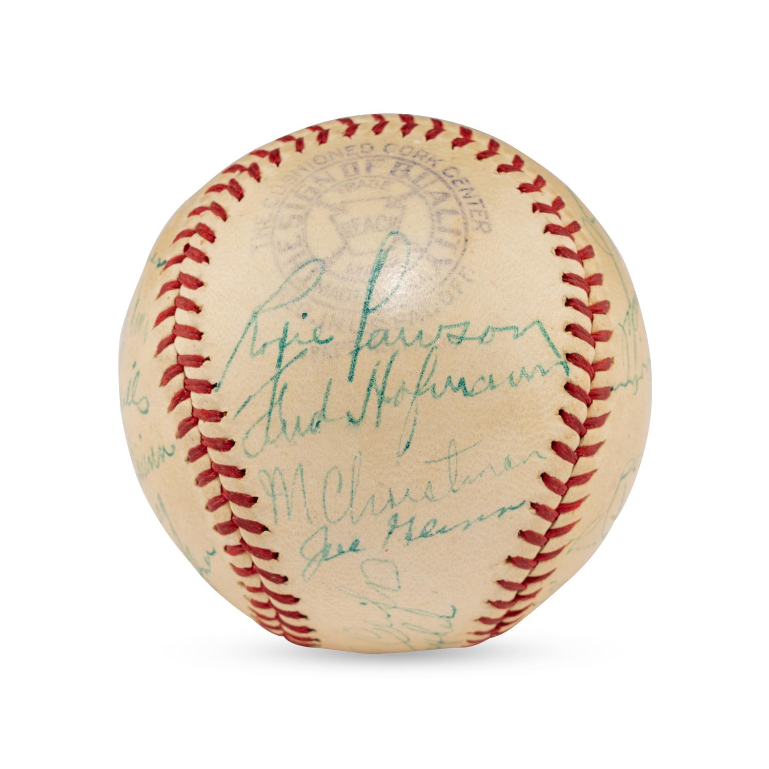 A 1939 St. Louis Browns Team Signed Autograph Baseball (Beckett Authentication Services)