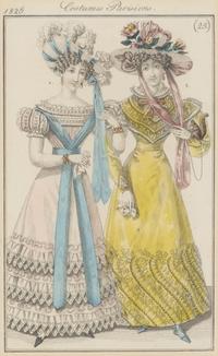 Two Sets of Four French Hand-Colored Costume Engravings