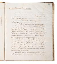 [ENGINEERING] -- [CIVIL WAR]. Group of 3 letterpress copybooks containing ca 1885-1895 correspondence of US Army officer and engineer Orlando Metcalf Poe (1832-1895).