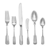 An American Silver Flatware Service