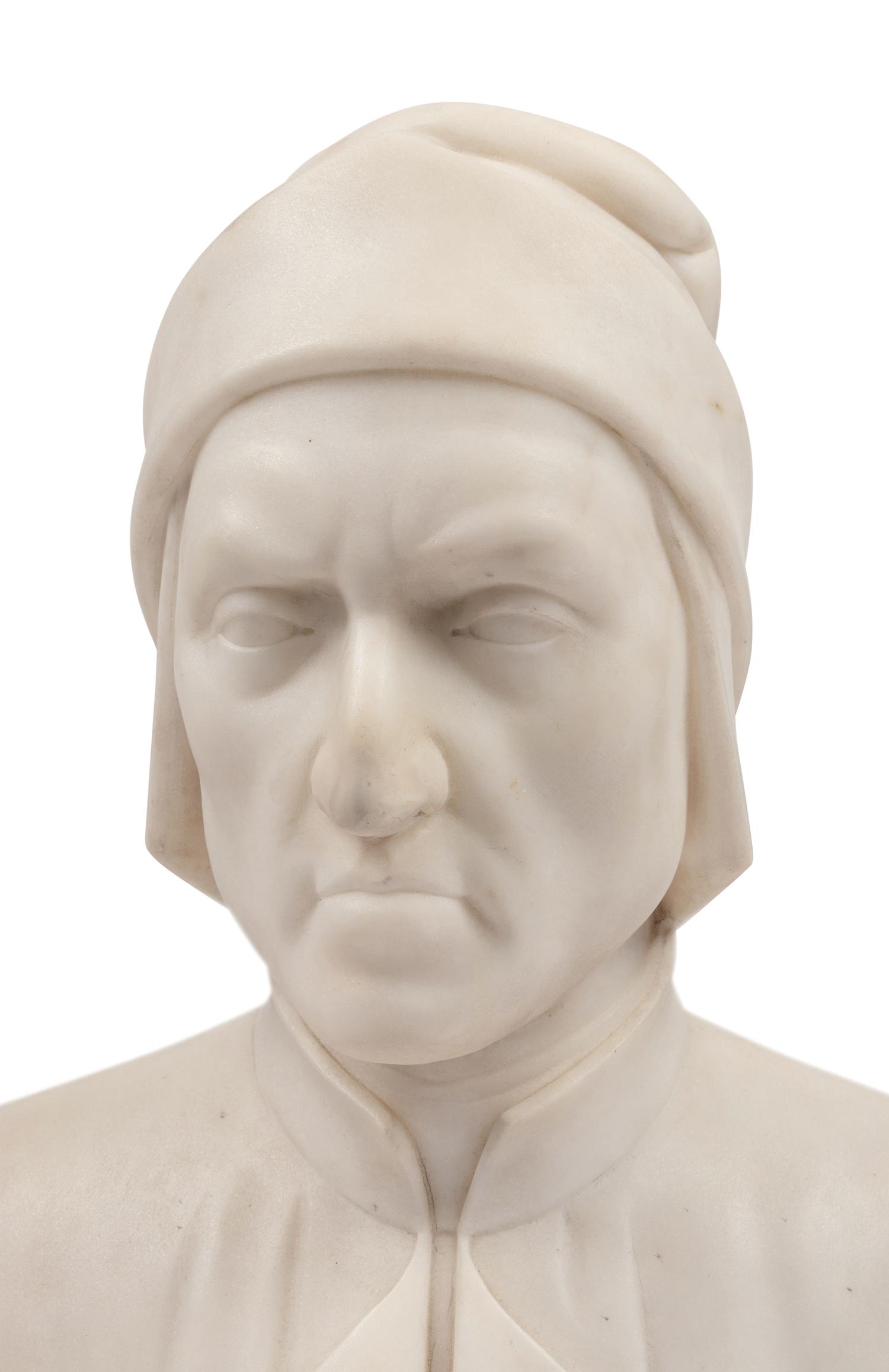 An Italian Marble Bust of Dante Alighieri