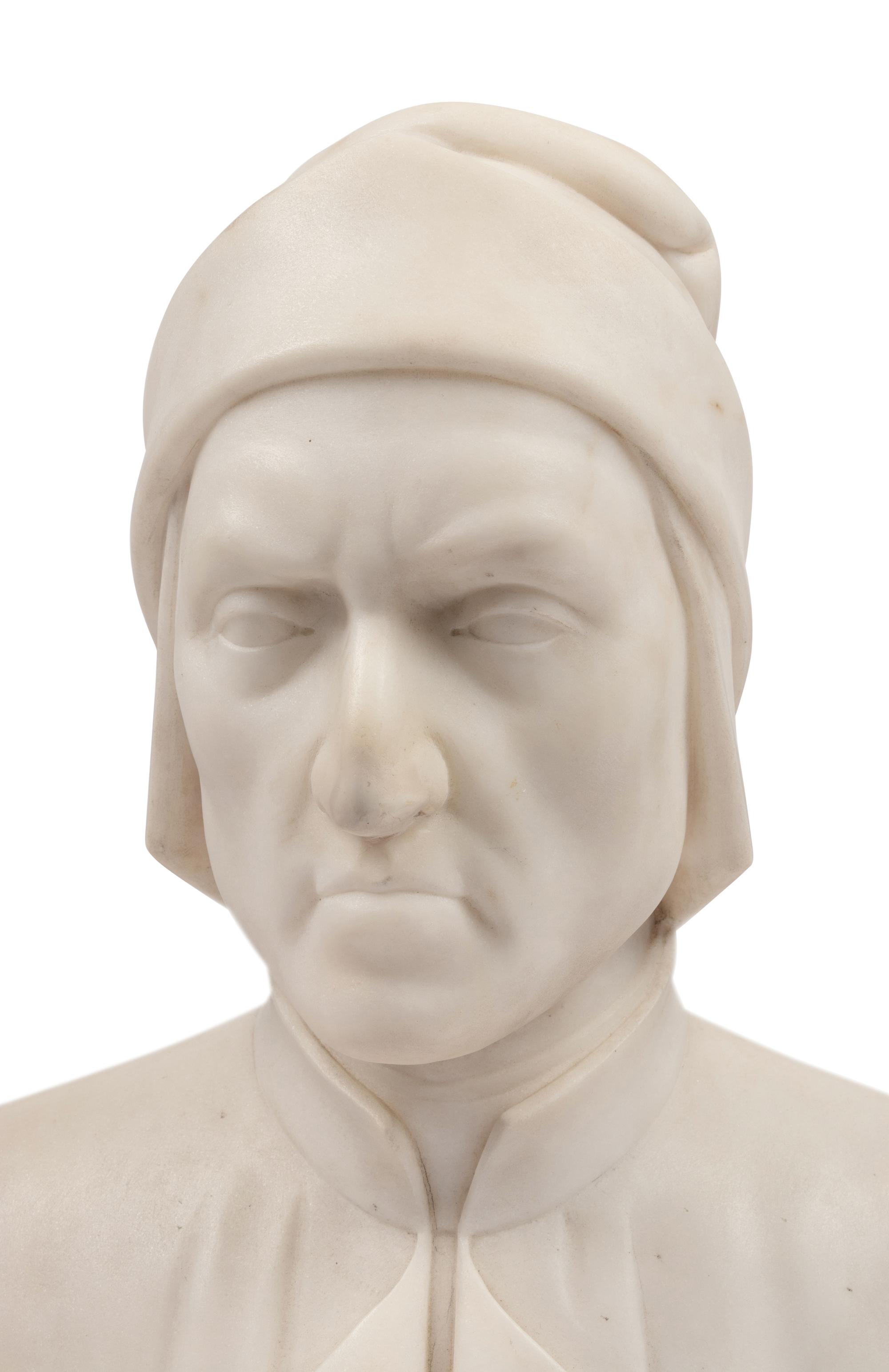 An Italian Marble Bust of Dante Alighieri