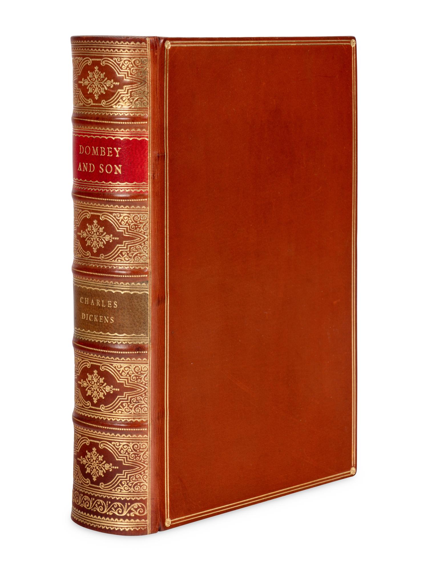 DICKENS, Charles (1812-1870). Dombey and Son . London: Bradbury and Evans, 1848.