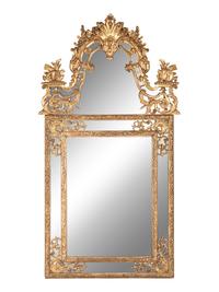 A Louis XV Style Giltwood Pier Mirror