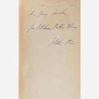 [Literature] Stein, Gertrude Group of 2 Inscribed Titles
