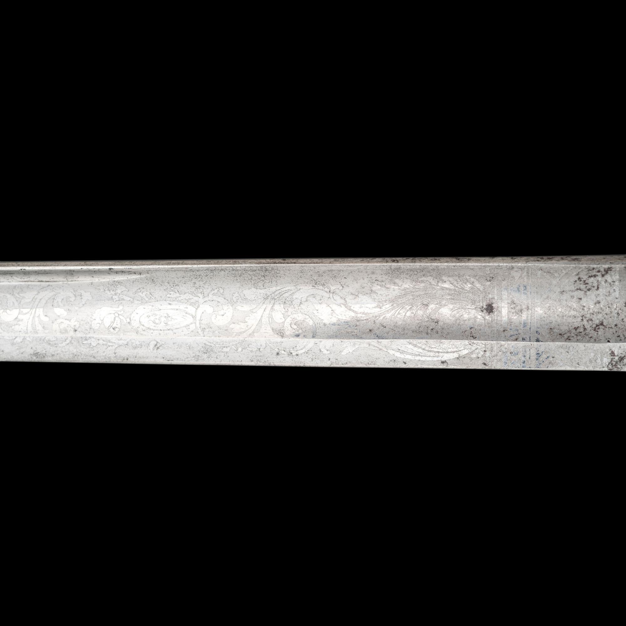 Cased Schuyler, Hartley & Graham Retailed Walscheid 1850 Foot Officer's Sword Inscribed to Major William Walker 27th Mass. Infantry - KIA at Cold Harbor with Sash, Belt, Bag and CDV