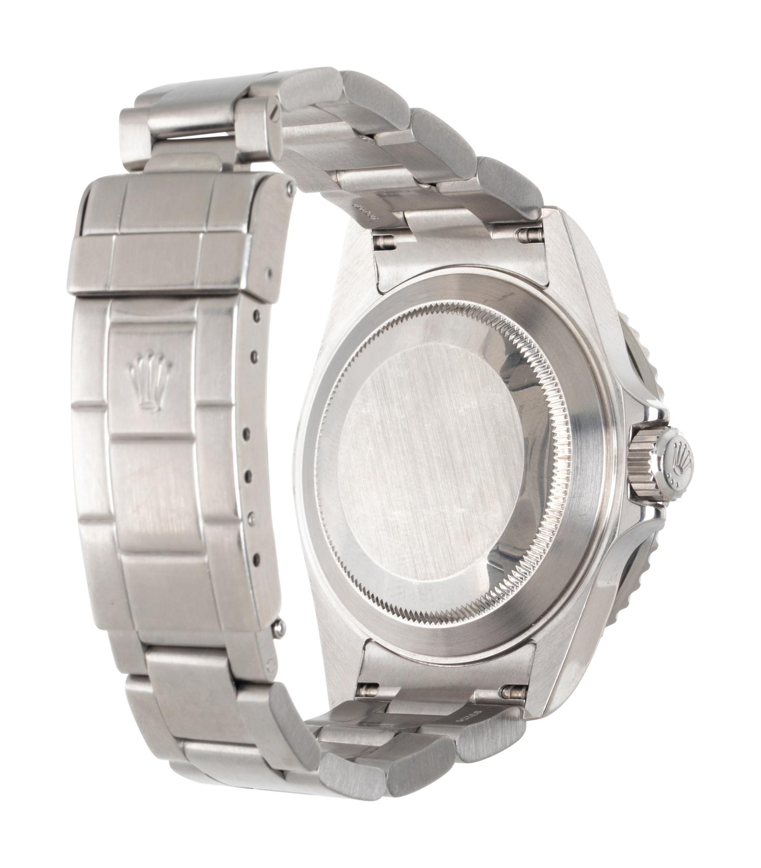 ROLEX, REF. 16610LV STAINLESS STEEL 'SUBMARINER' 'FLAT 4' 'KERMIT' WATCH, BOX, PAPERS & ROLEX SERVICE PAPERWORK
