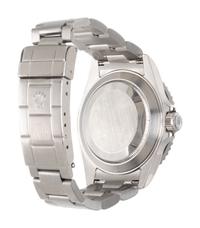ROLEX, REF. 16610LV STAINLESS STEEL 'SUBMARINER' 'FLAT 4' 'KERMIT' WATCH, BOX, PAPERS & ROLEX SERVICE PAPERWORK