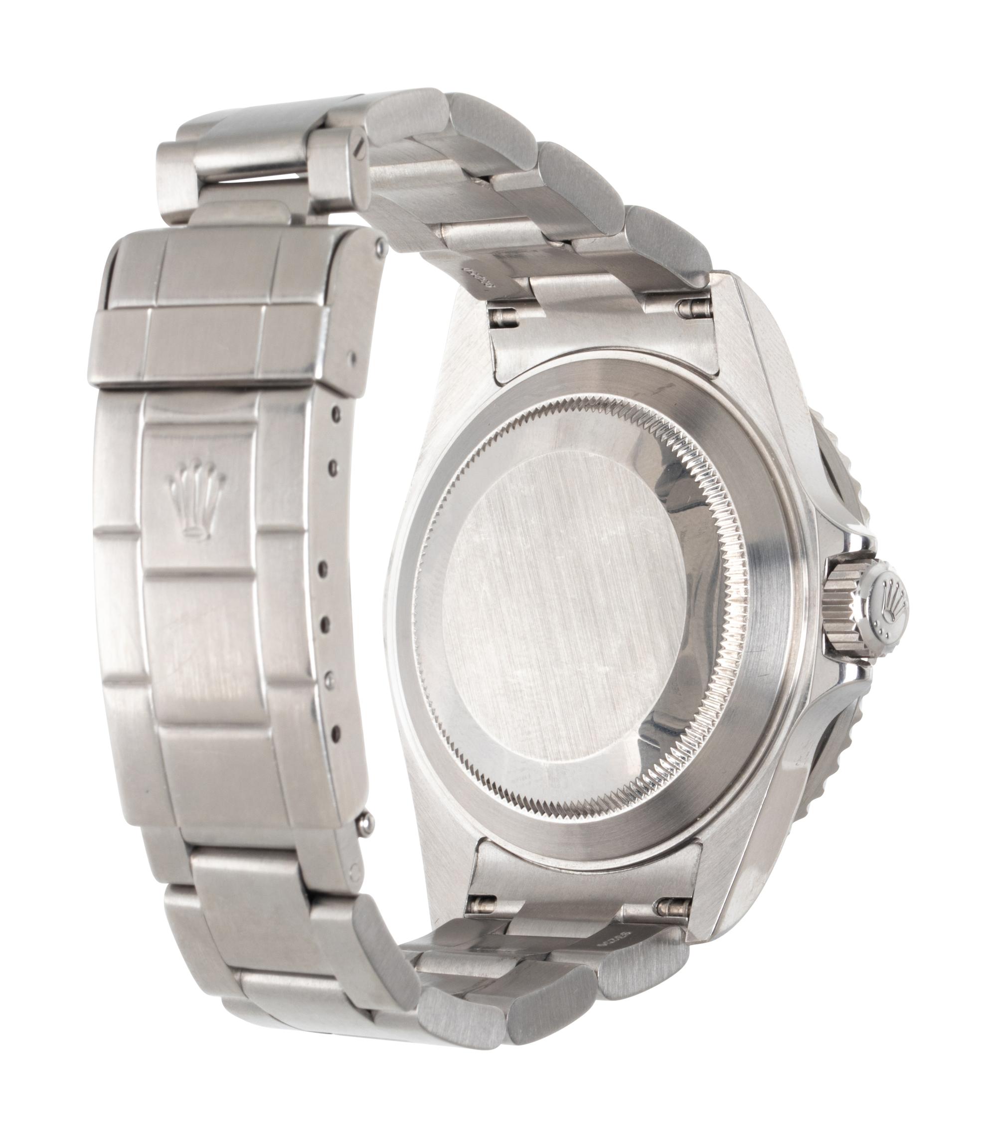 ROLEX, REF. 16610LV STAINLESS STEEL 'SUBMARINER' 'FLAT 4' 'KERMIT' WATCH, BOX, PAPERS & ROLEX SERVICE PAPERWORK