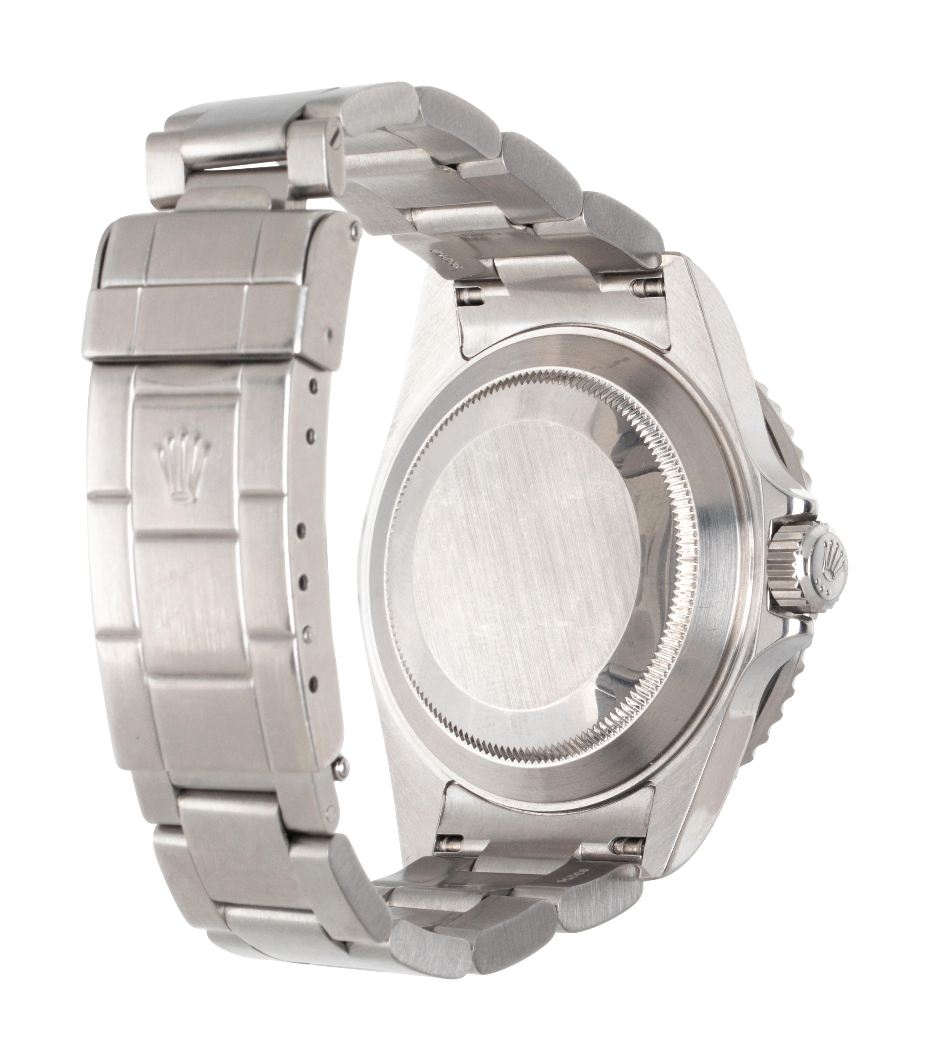 ROLEX, REF. 16610LV STAINLESS STEEL 'SUBMARINER' 'FLAT 4' 'KERMIT' WATCH, BOX, PAPERS & ROLEX SERVICE PAPERWORK