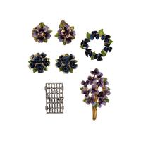 COLLECTION OF SUFFRAGETTE THEMED JEWELRY