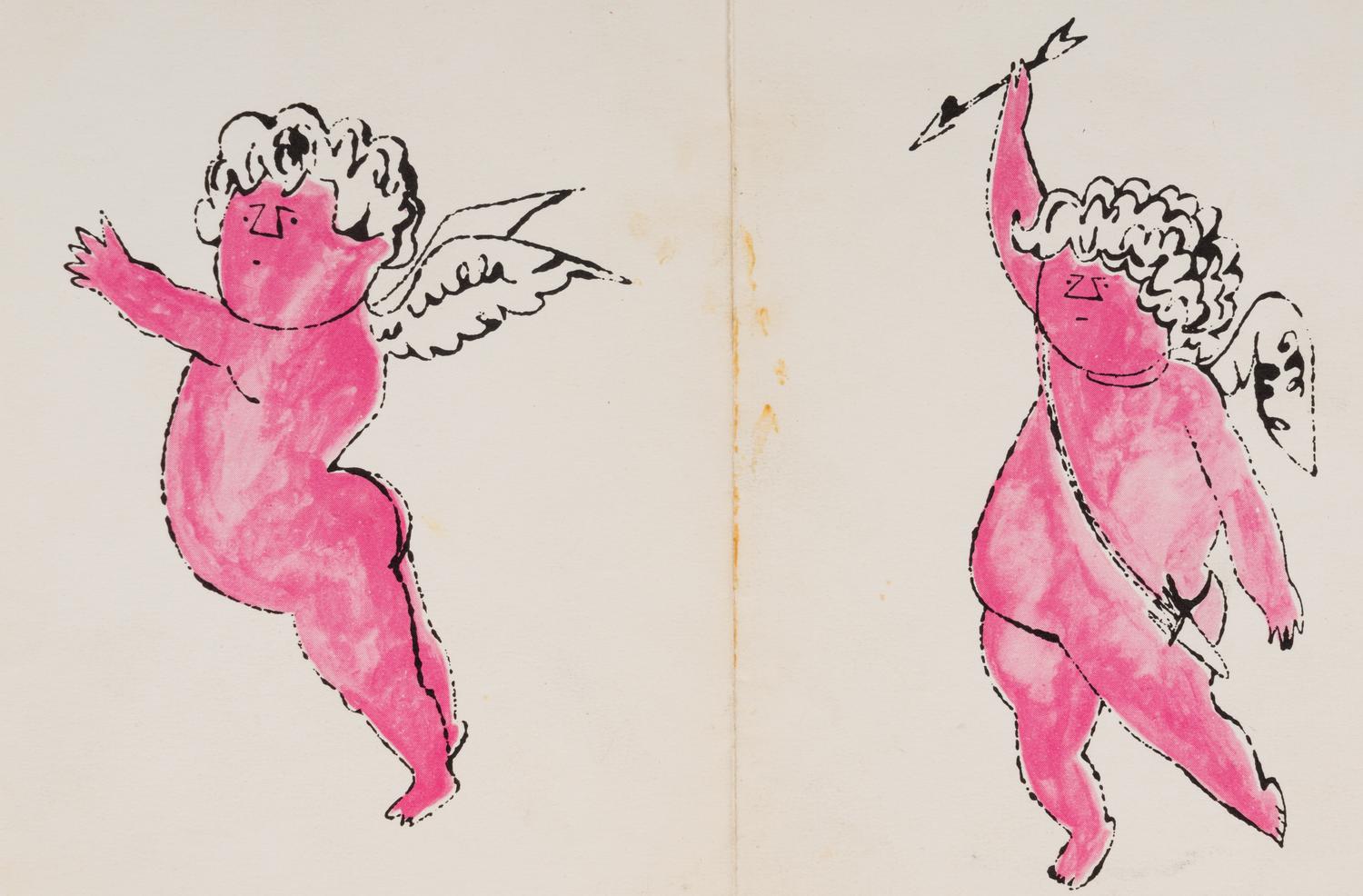 Cherubs (Christmas Card for MoMA) , ca. 1952