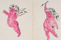 Cherubs (Christmas Card for MoMA) , ca. 1952