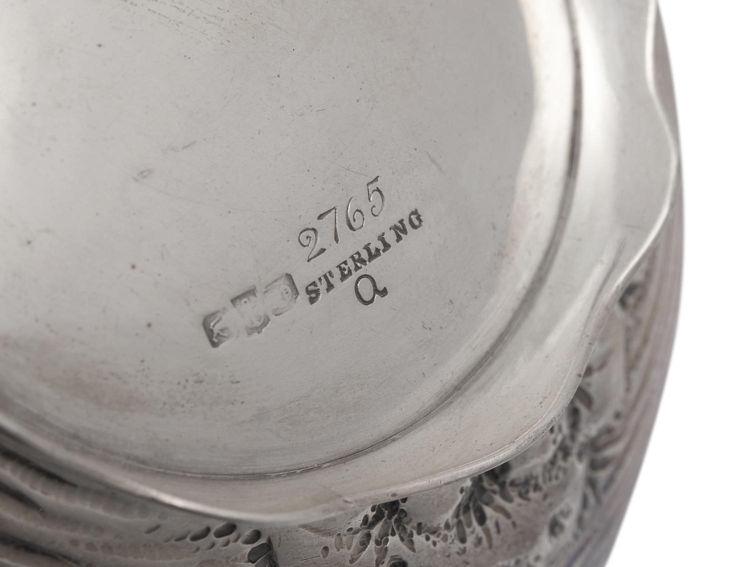A Japanesque Sterling Silver Sugar Basket, Gorham Mfg. Co., Providence, RI, Date Mark for 1884