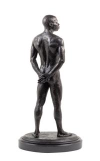 Judy Onder (20th century) Cuffed bronze Height 30 1/2…
