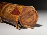 Jicarilla Apache / Ute Buffalo Hide Parfleche Cylinder