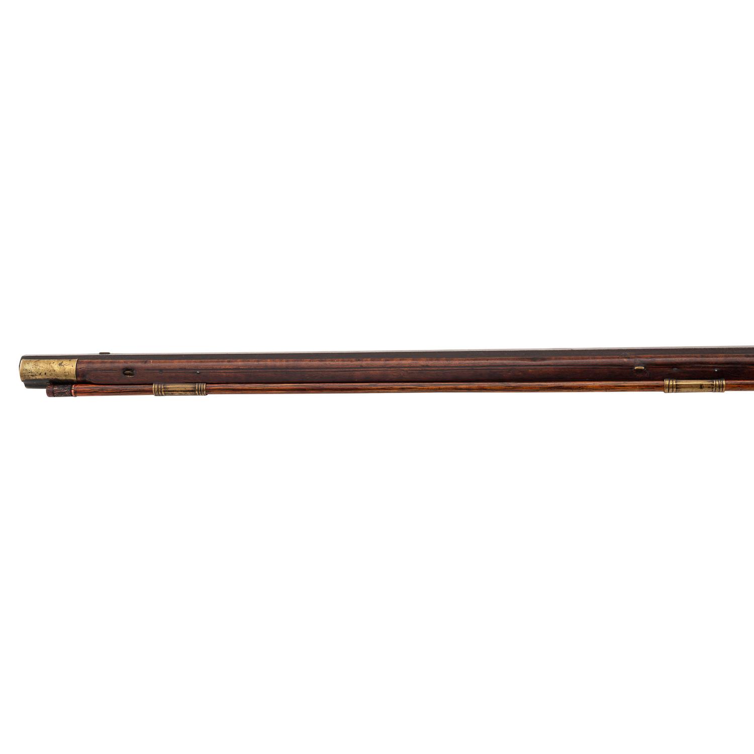 Highly Adorned Lehigh Valley Flintlock Rifle Attributed to Adam Knutz