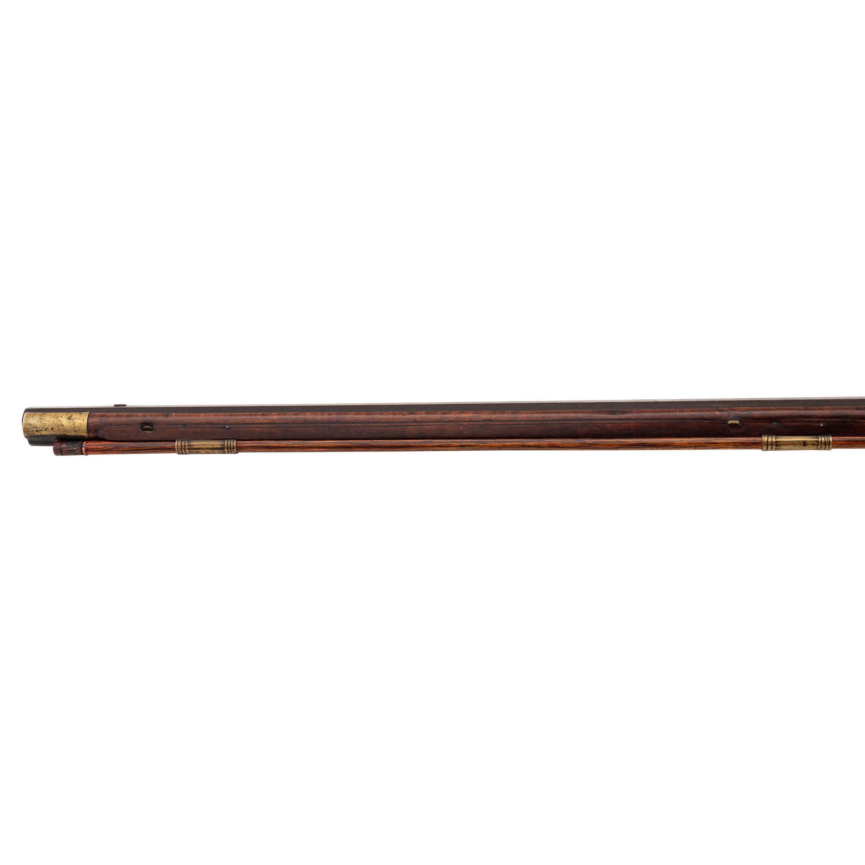 Highly Adorned Lehigh Valley Flintlock Rifle Attributed to Adam Knutz