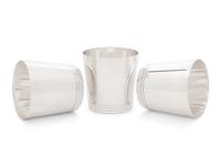 Three Tiffany and Co. Silver Tumblers