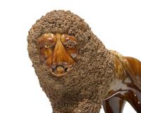 A Lyman Fenton Bennington Glazed Lion