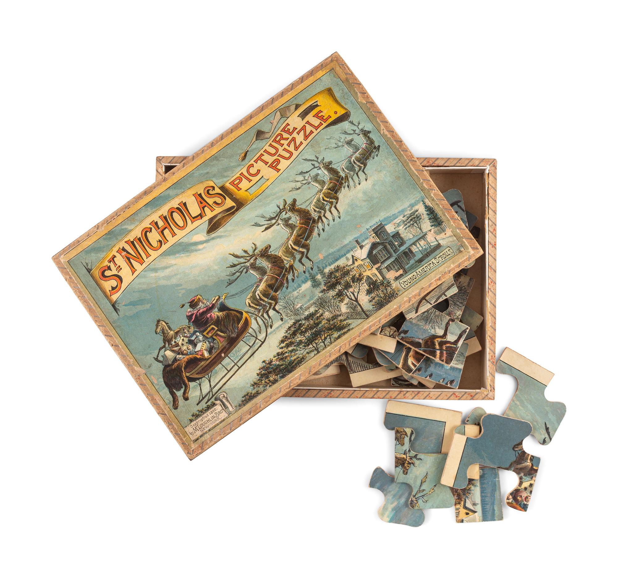 A McLoughlin Brothers St. Nicholas Picture Puzzle