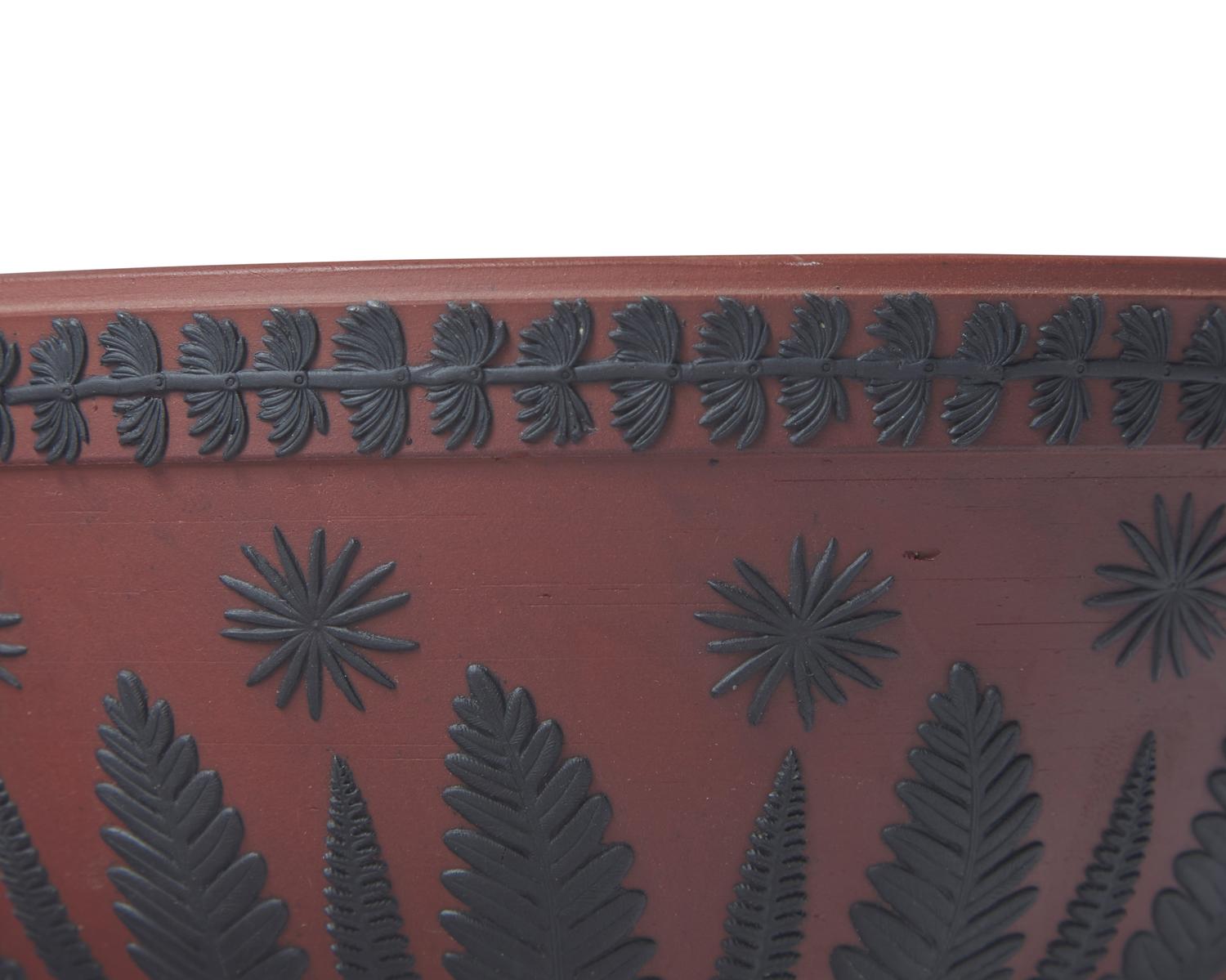 Four Wedgwood Rosso Antico and Black Basalt Articles