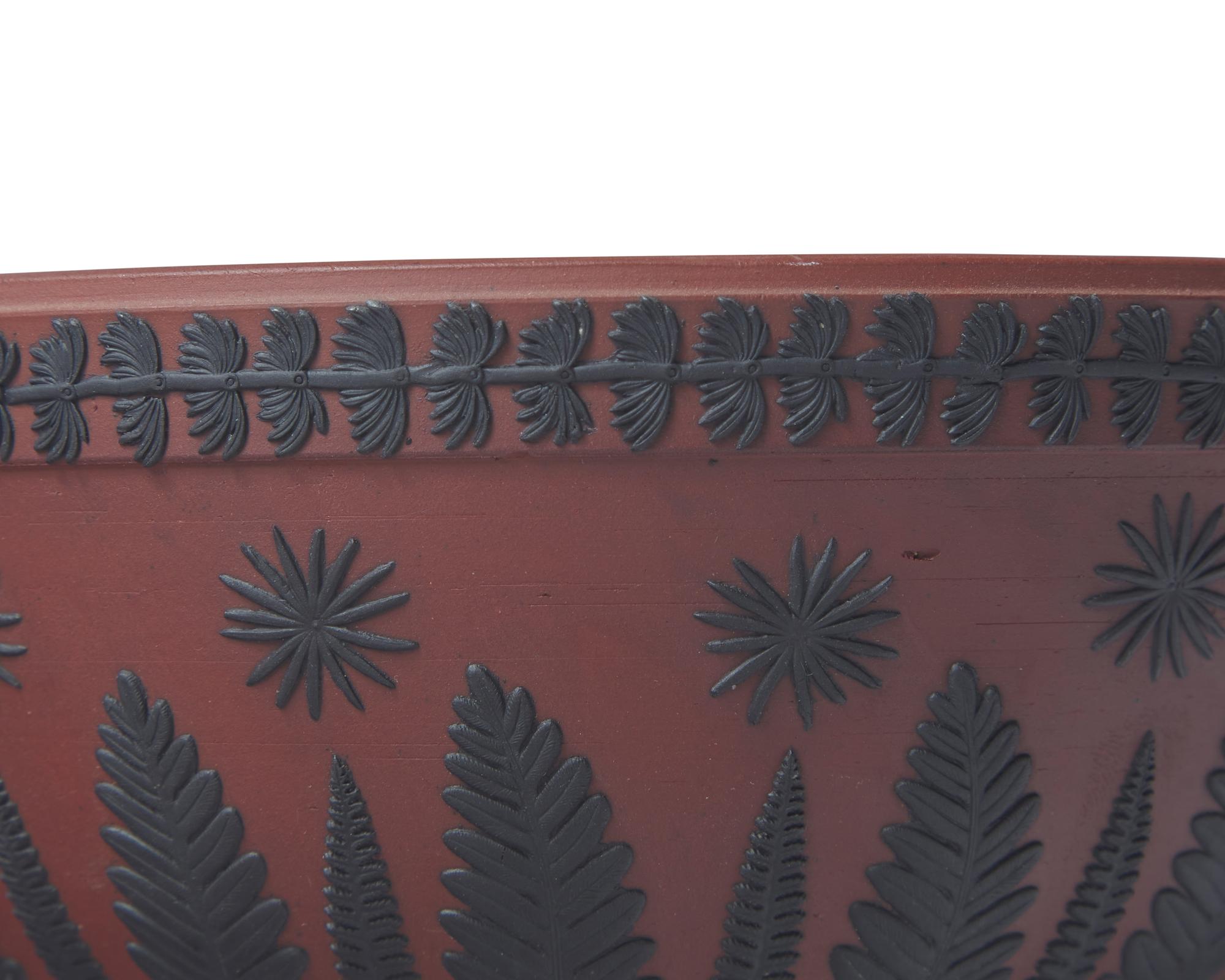 Four Wedgwood Rosso Antico and Black Basalt Articles