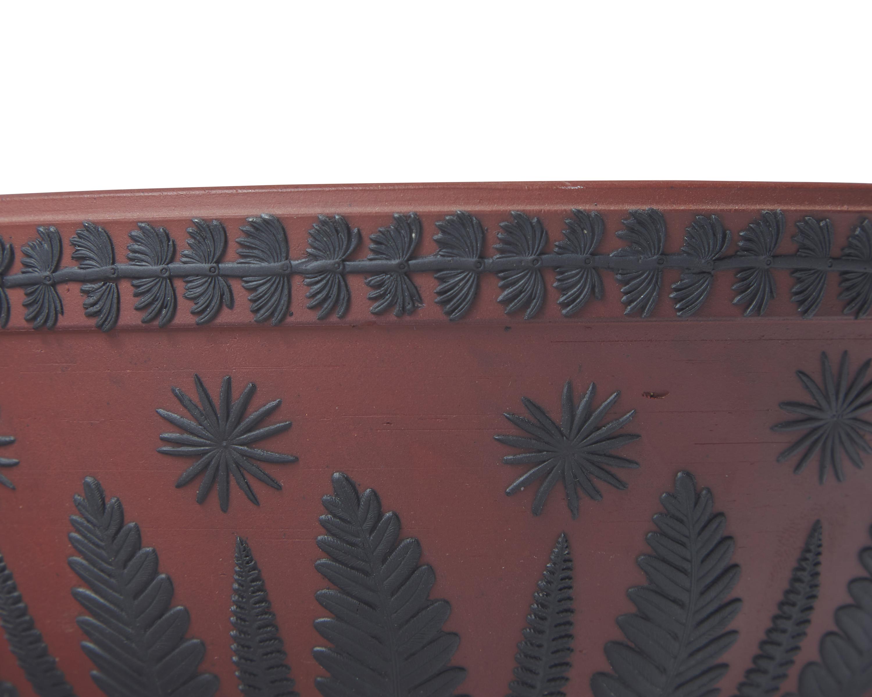 Four Wedgwood Rosso Antico and Black Basalt Articles