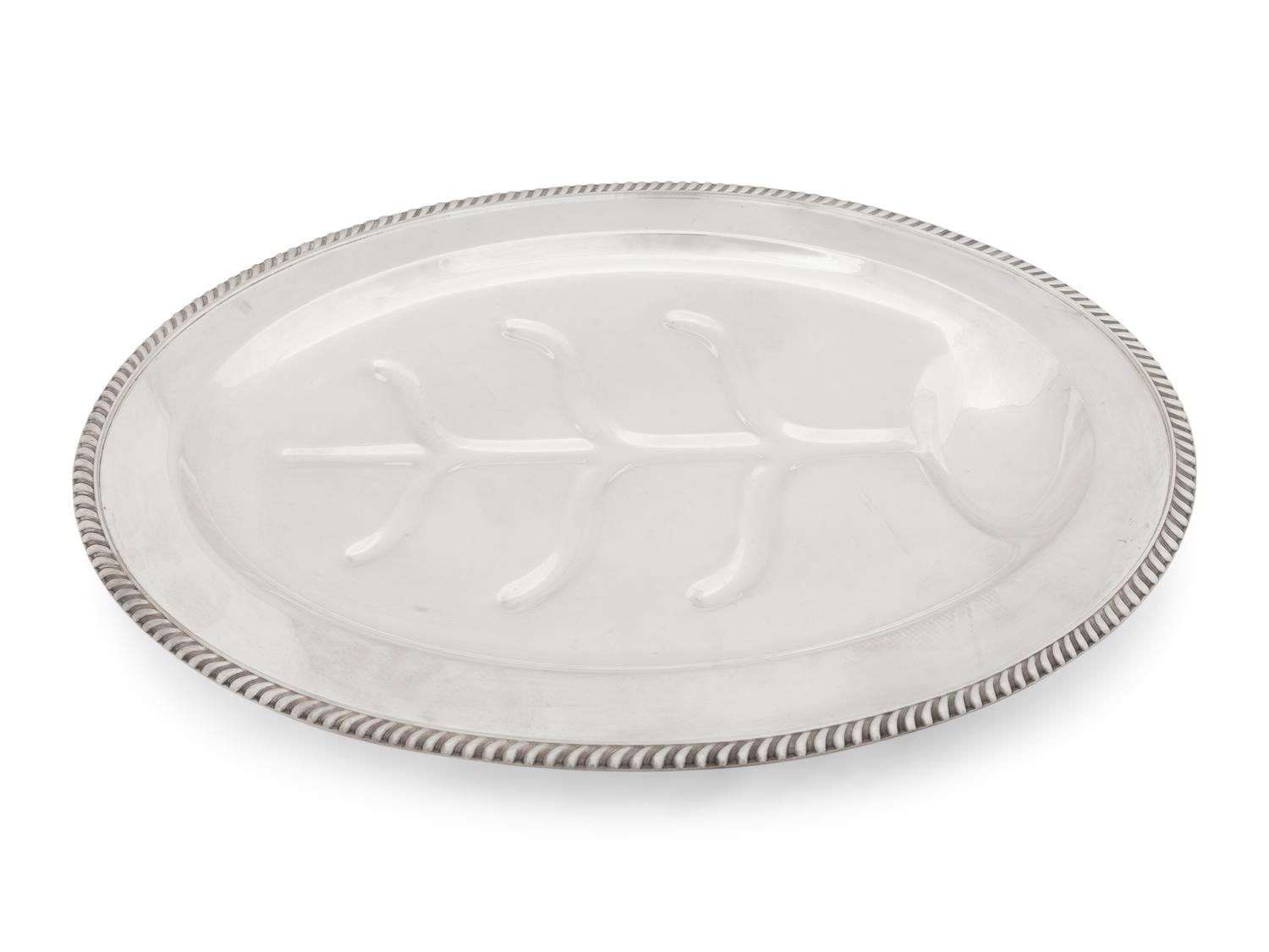 A Group of Silver-Plate Trays