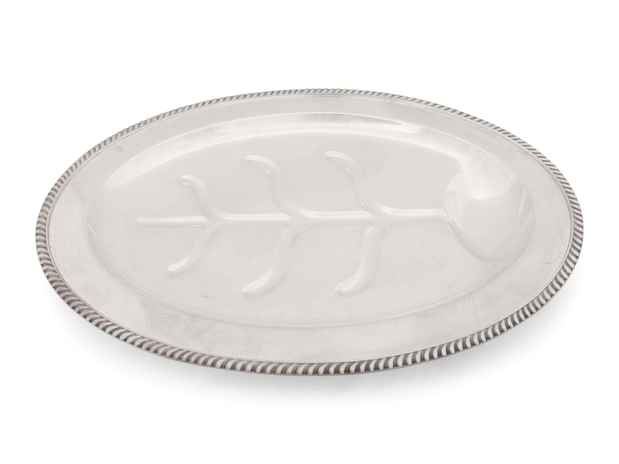 A Group of Silver-Plate Trays