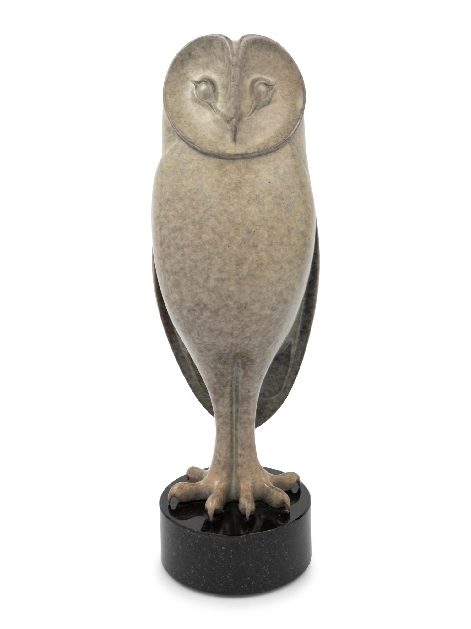 A Bronze Burt Brent Owl Sculpture