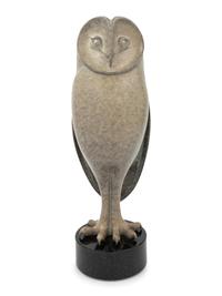 A Bronze Burt Brent Owl Sculpture