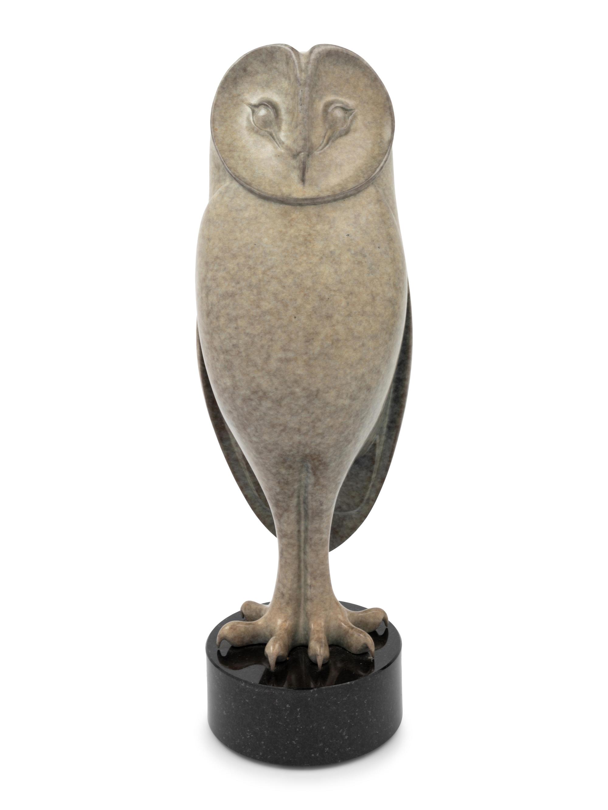 A Bronze Burt Brent Owl Sculpture