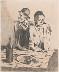 Le Repas Frugal (from La Suite des Saltimbanques ), 1904; printed 1913
