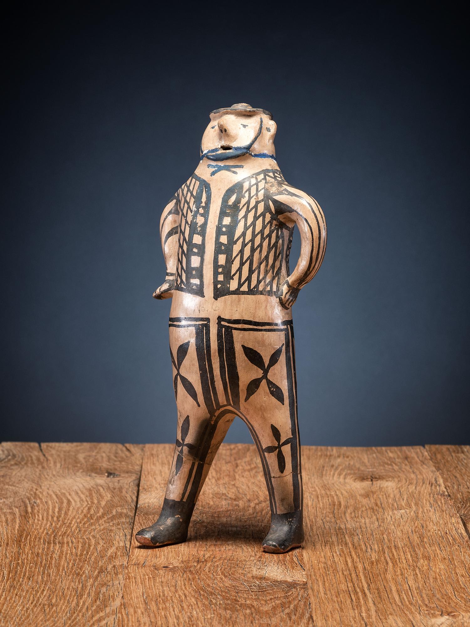 Cochiti Pottery Figure, Gentleman