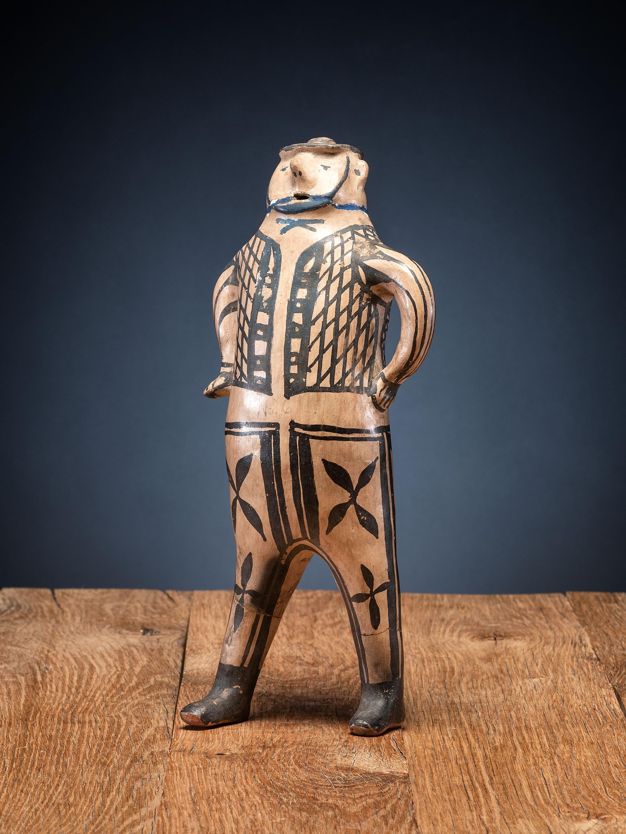 Cochiti Pottery Figure, Gentleman