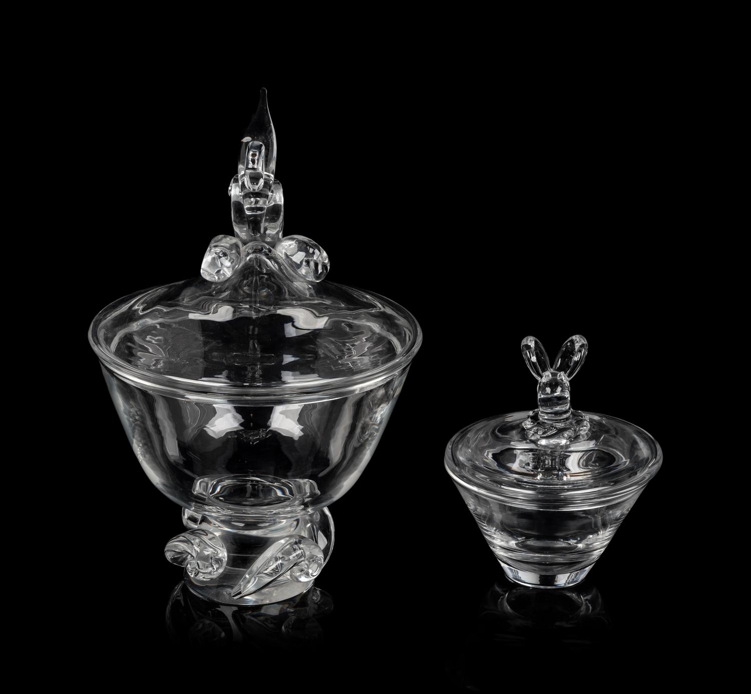 Two Steuben Glass Articles