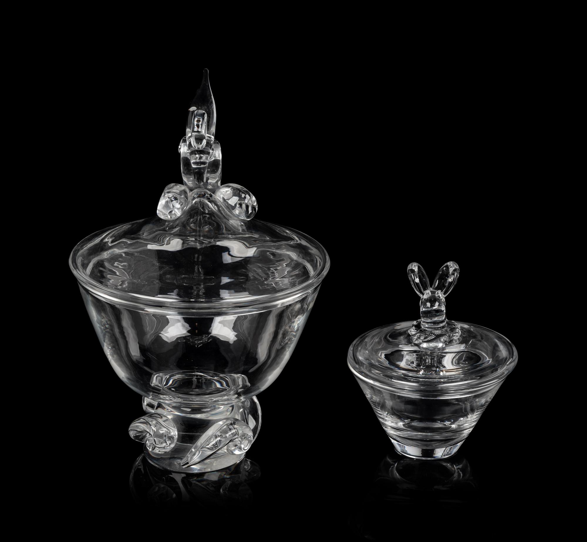 Two Steuben Glass Articles