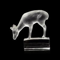 A Lalique Daim Fawn Paperweight