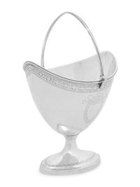 A Scottish George III Silver Sugar Basket