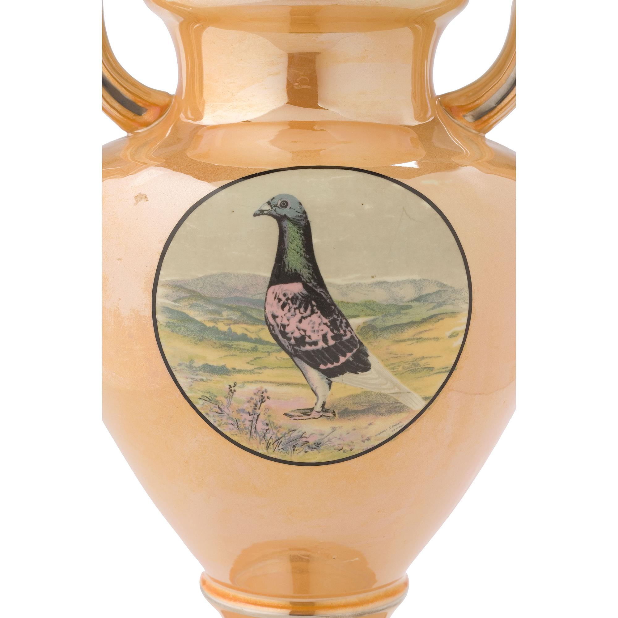 A World's Fair Racing Pigeon Trophy from Liverpool, Ohio