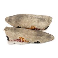 Tlingit Beaded Hide Moccasins