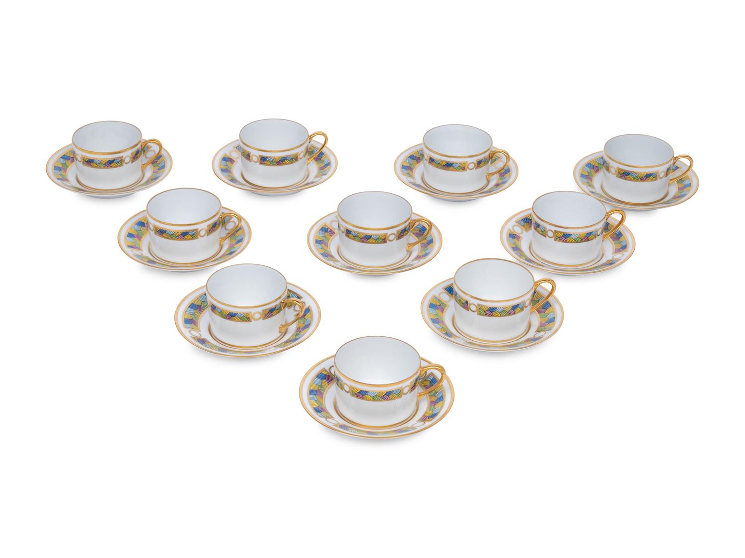 A Puiforcat Porcelain Dinner Service