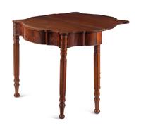 A Federal Mahogany Flip-Top Table
