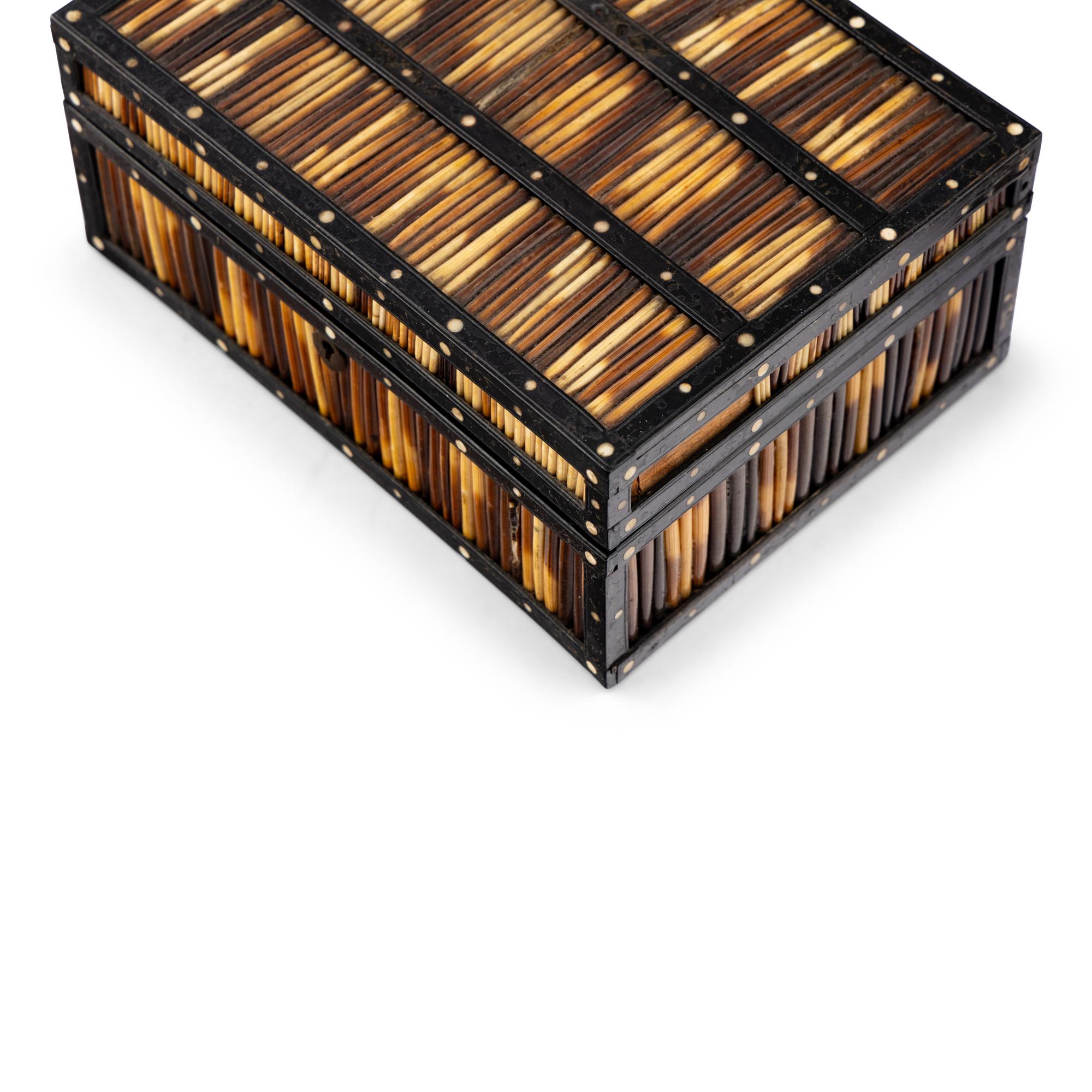 Two English Quill Boxes