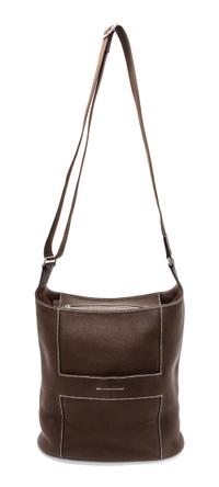 An Hermes Noisette Good News PM Handbag, 11" x 10" x 5".